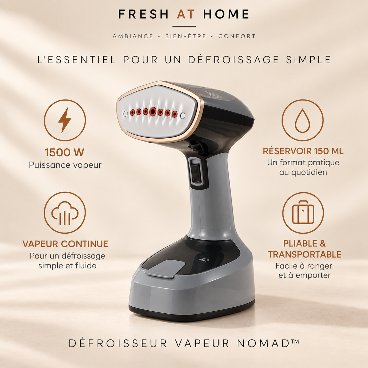 Défroisseur Vapeur Nomad™