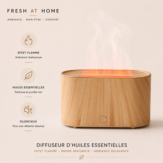 Diffuseur effet flamme – Ambiance Cosy & Relaxante