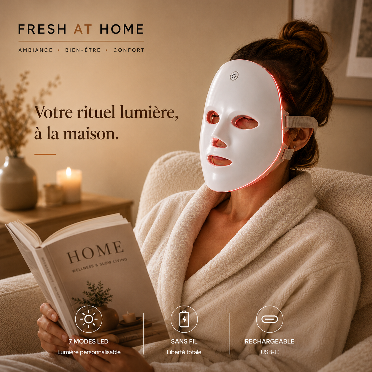 Masque LED Éclat™