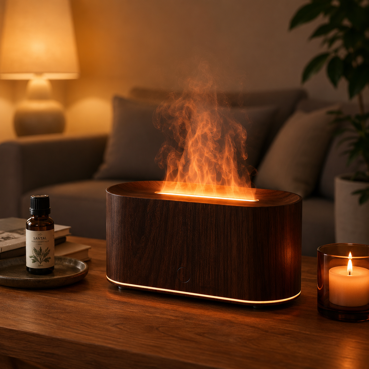 Flame Effect Diffuser – Cozy & Relaxing Ambiance