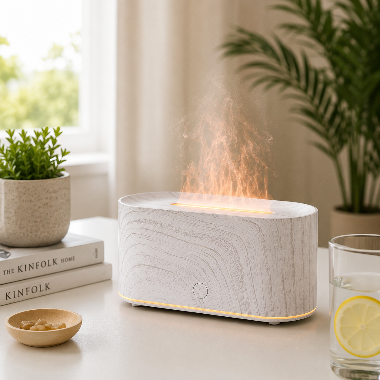 Flame Effect Diffuser – Cozy & Relaxing Ambiance